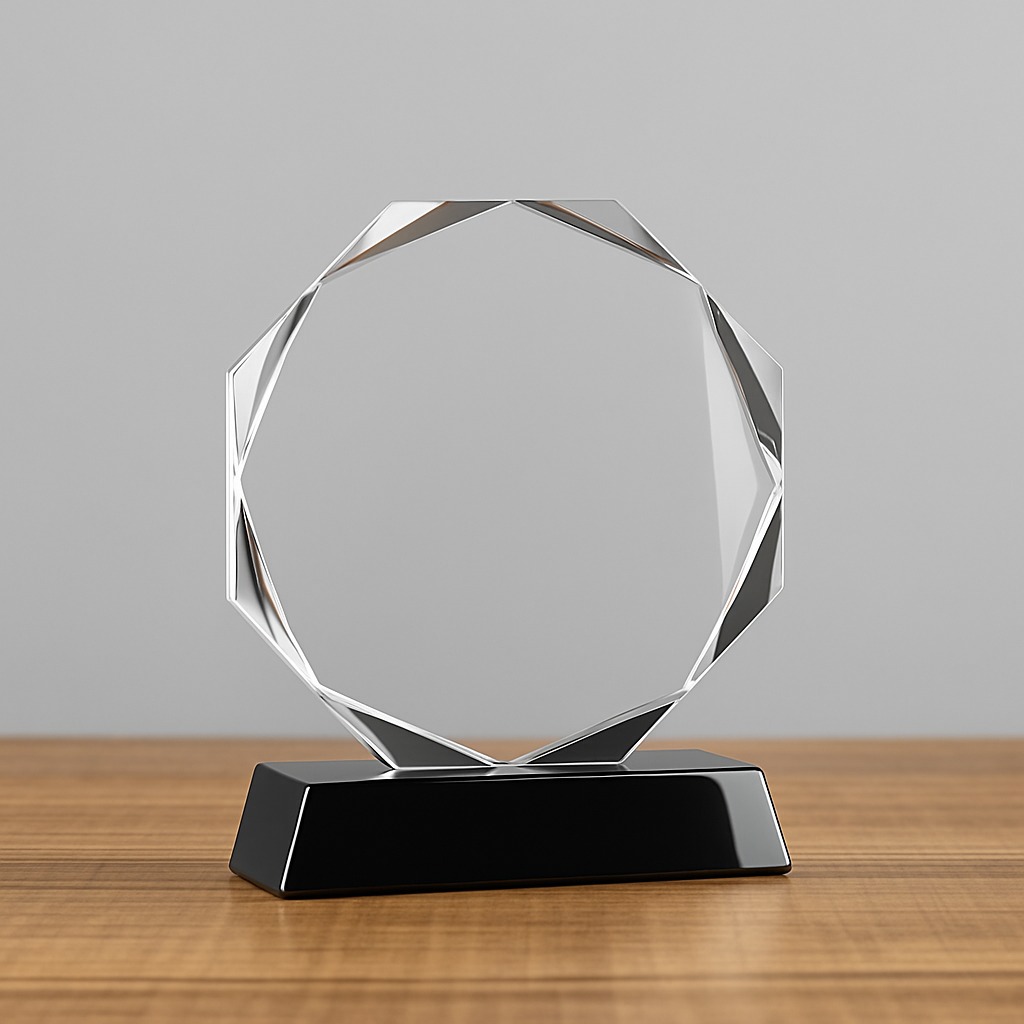 Kristal plaket