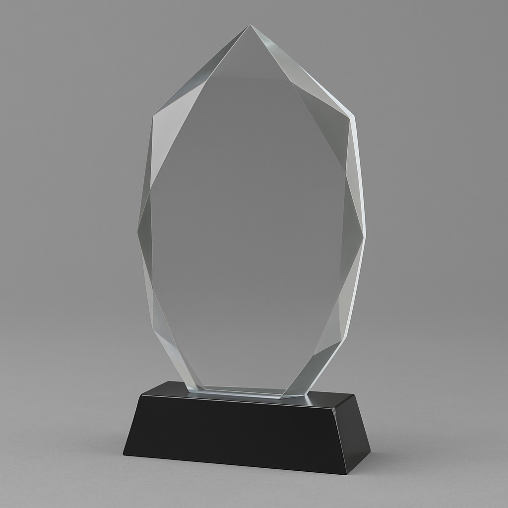Kristal plaket